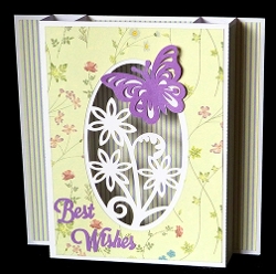 Butterfly Pillar Pop Up Card