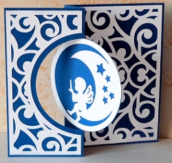 Christmas Angel Swing Card