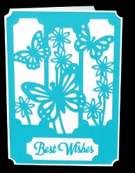 Butterfly Best Wishes Card