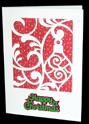 Bauble Cut Out Card