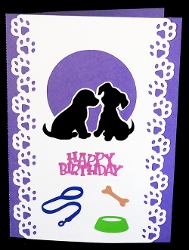 Two Puppies Card