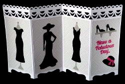 Screen Fold Fashion Card