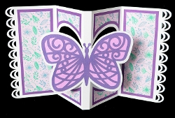 Large Butterfly Pop Up Card