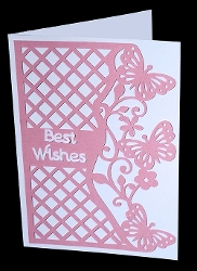 Butterfly Edge Card