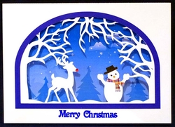 Reindeer & Snowman Card