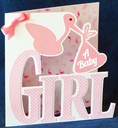 A Baby Girl Card