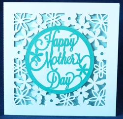 Mothers Day Circle Centre Card