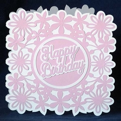 Flower Edge Card