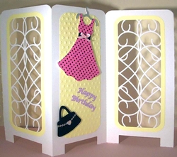 Screen Card with Dress