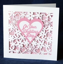 On Your Wedding Day Cut Out Card