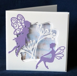 Layered Fairy Aperture Card