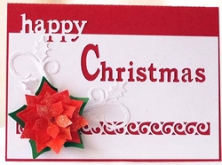 Happy Christmas Panel Card