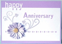 Happy Anniversary Panel Card