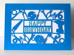 Happy Birthday Tools Card