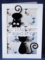Cat Happy Birthday Card