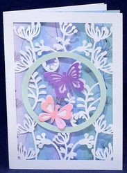 Dandelions and Butterflies Card
