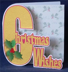 Christmas Wishes With Holly Card