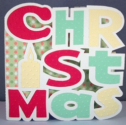 Christmas Word Card