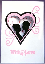 Couple in Heart Card
