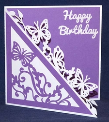 Butterflies on the Edge Card