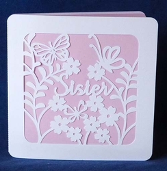 Sister Butterflies Card