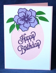Flower Overlay Card