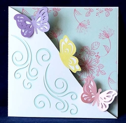 Over The Edge Butterfly Card