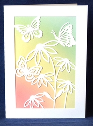 Daisies and Butterflies Card