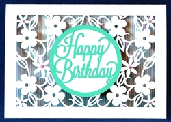 Happy Birthday Flower Card
