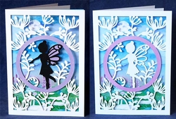 Dandelion Fairy Card and Backing Paper