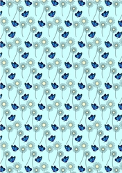 Butterflies and Daisies Paper