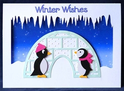 Penguins and Igloo Card