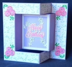 Happy Birthday Tri Fold Card
