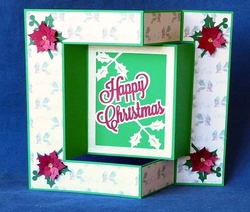 Happy Christmas Tri Fold Card