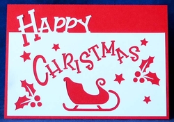 Happy Christmas Overlay Card