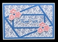 Mosaic Floral Thank You Card