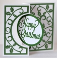 Happy Christmas Circle Swing Card