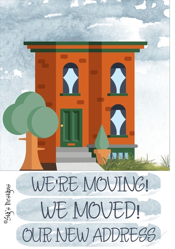 Moving - new home announcement