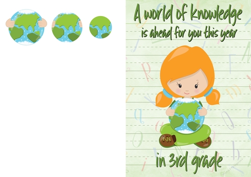 A world awaits in 3rd grade