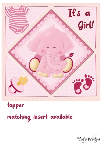 Its a girl Pink Elephant