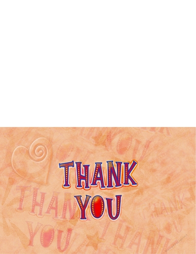 Colorful Thank You