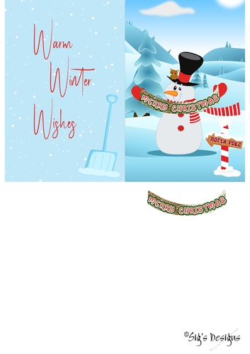 Merry Christmas Snowman