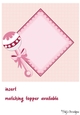 Its a girl Pink Elephant insert