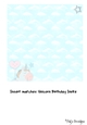 Unicorn Birthday Party Invite Insert