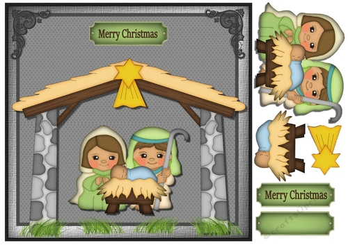 Mary and Joseph with Baby Jesus