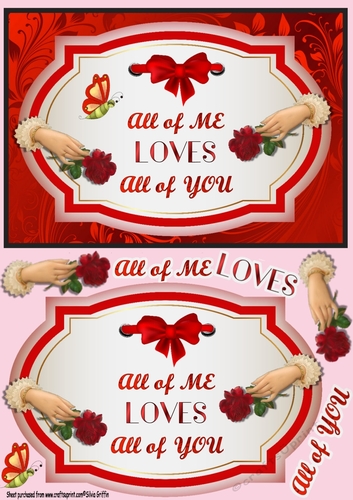 ALL OF ME LOVES ALL OF YOU - QUICK CARD