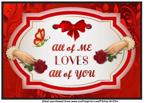 ALL OF ME LOVES ALL OF YOU - QUICK CARD