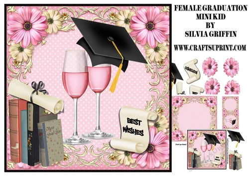 Female Graduation in Pink