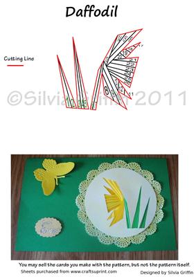 Daffodil Iris Folding Pattern