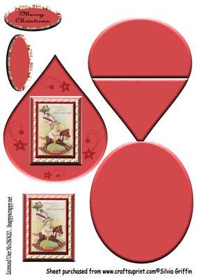 Rocking Horse Easel Card